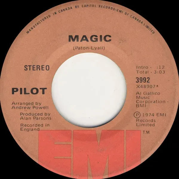 Pilot : Magic / Just Let Me Be (7", Single)