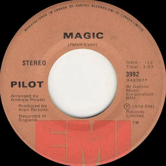 Pilot : Magic / Just Let Me Be (7", Single)