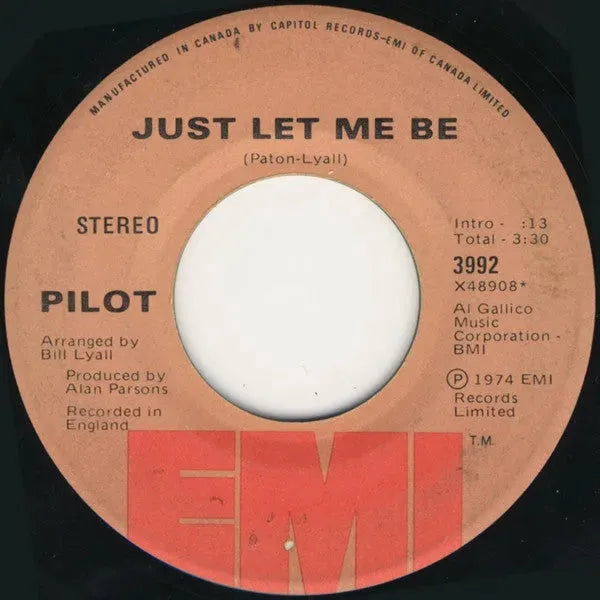 Pilot : Magic / Just Let Me Be (7", Single)