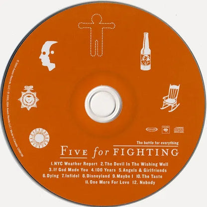 Five For Fighting : The Battle For Everything (CD, Album)