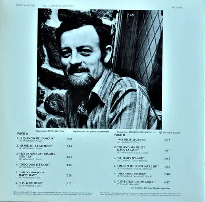 Roger Whittaker : Hello! Bonjour! Happy Day! (LP, Album, Ora)