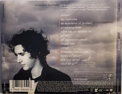 Josh Groban : Closer (CD, Album, Enh)