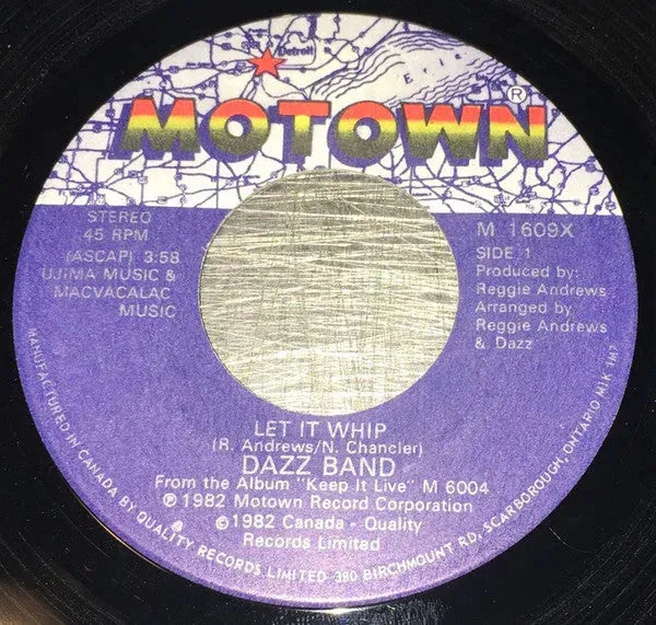 Dazz Band : Let It Whip / Everyday Love (7", Single)