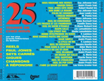 Various : 25 Tounes De Chez-Nous (CD, Comp)