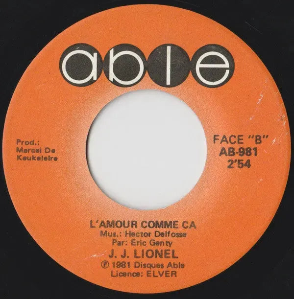 J.J. Lionel : La Danse Des Canards (7", Single)