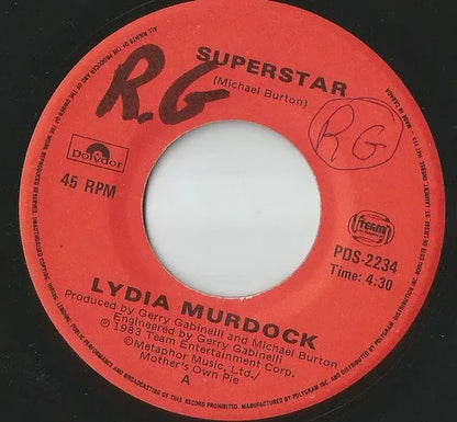 Lydia Murdock : Superstar (7")