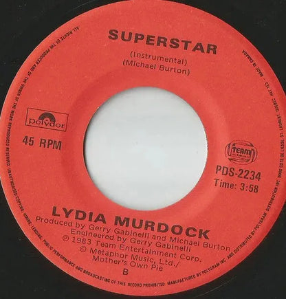 Lydia Murdock : Superstar (7")