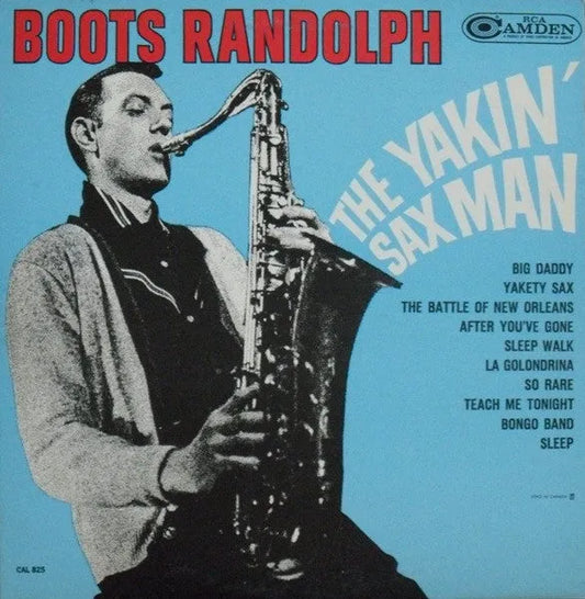 Boots Randolph : The Yakin' Sax Man (LP, Album, Mono)