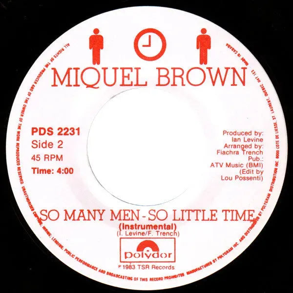 Miquel Brown : So Many Men - So Little Time (7", Single)