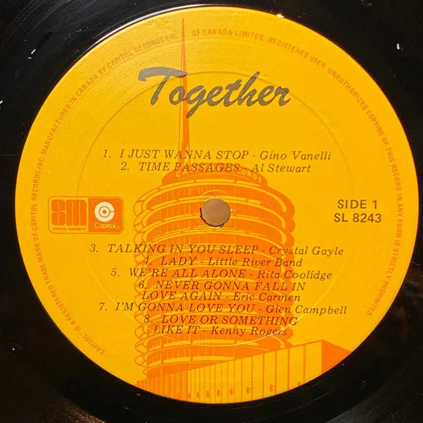 Various : Together - Today's Love Hits (LP, Comp)