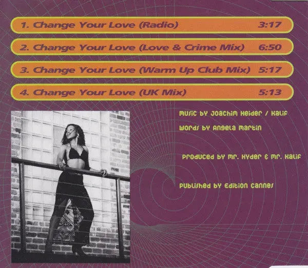 Eclipse (26) feat. Angela Martin : Change Your Love (CD, Maxi)