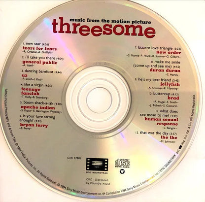 Various : Threesome: Music From The Motion Picture (CD, Comp, Club)