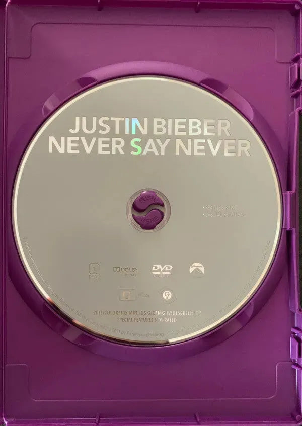 Justin Bieber : Never Say Never (DVD-V, Ltd, NTSC, Bie)