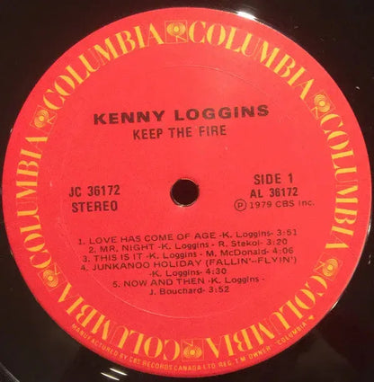 Kenny Loggins : Keep The Fire (LP, Album)