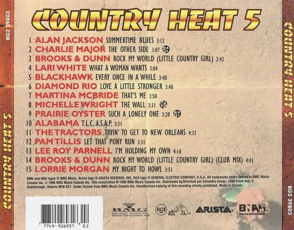 Various : Country Heat 5 (CD, Comp, Club)