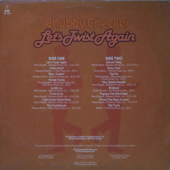 Chubby Checker : Let's Twist Again (LP, Comp)