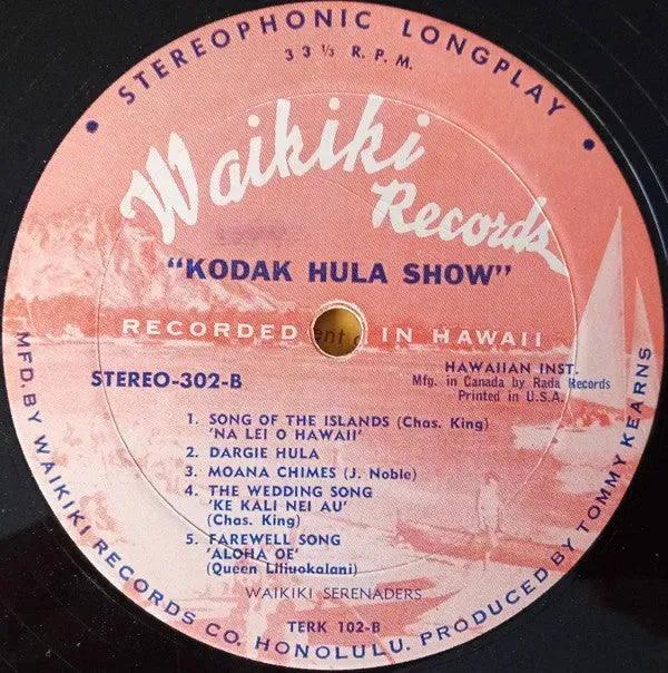 Louise Akeo And Her Royal Hawaiian Girls : Hawaiian Music From The Kodak Hula Show (LP)