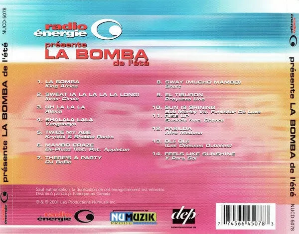 Various : Radio Énergie Présente La Bomba De L'été (CD, Comp)