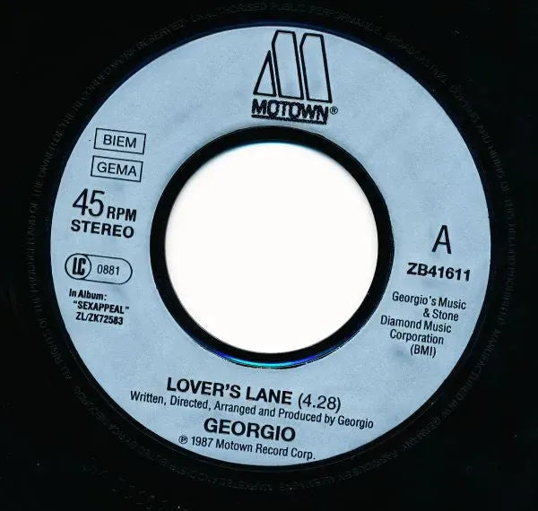 Georgio (2) : Lover's Lane (7", Single)