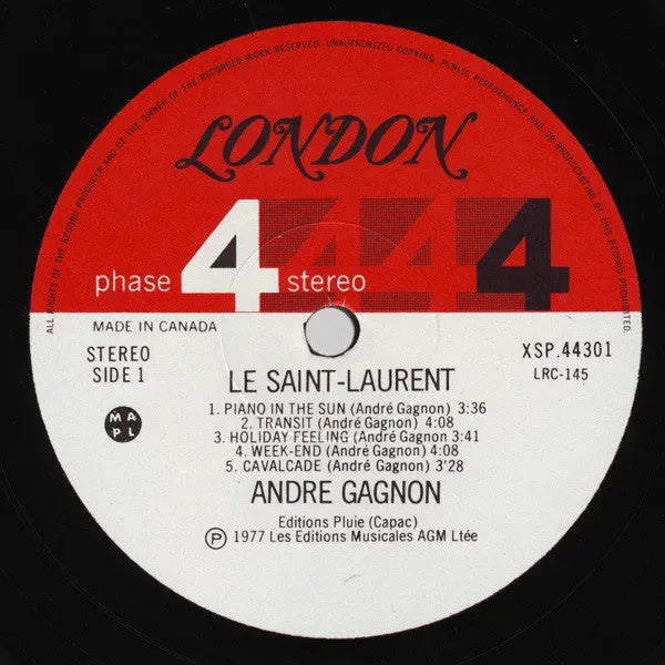 André Gagnon : Le Saint-Laurent (LP, Album)