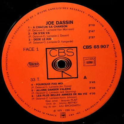 Joe Dassin : 13 Chansons Nouvelles (LP, Album, Gat)