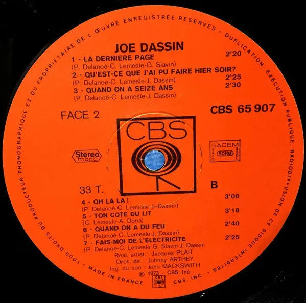 Joe Dassin : 13 Chansons Nouvelles (LP, Album, Gat)