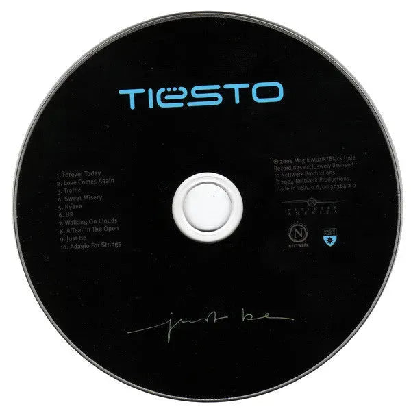 DJ Tiësto : Just Be (CD, Album)