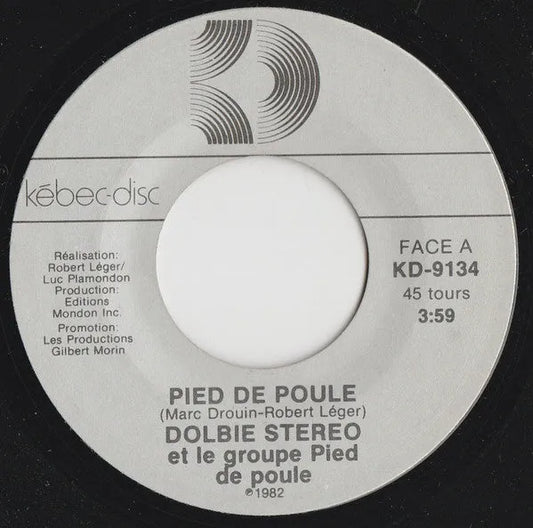 Dolbie Stereo Et Le Groupe Pied De Poule : Pied De Poule (7", Single)