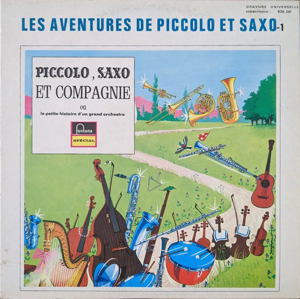 André Popp : Les Aventures De Piccolo Et Saxo-1 (LP, RE)