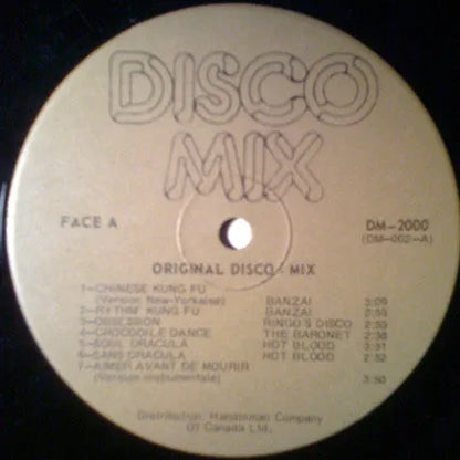 Various : Original Disco Mix (LP, Comp)