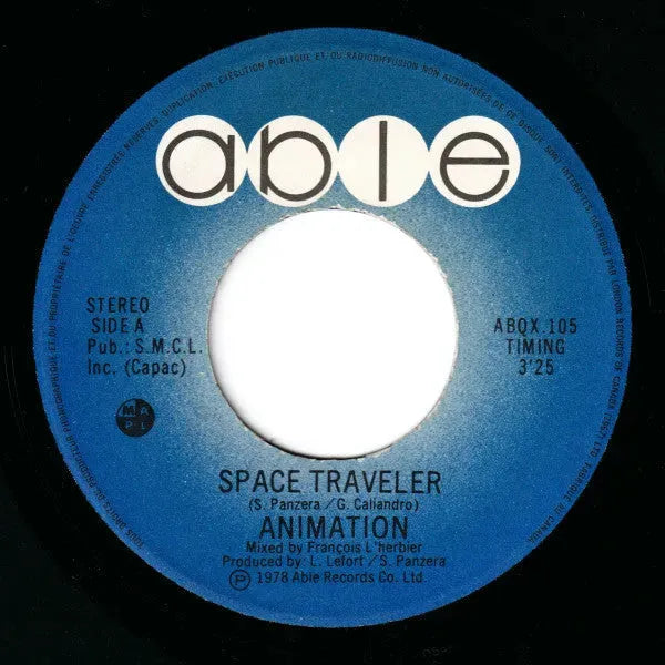 Animation (3) : Space Traveler (7")