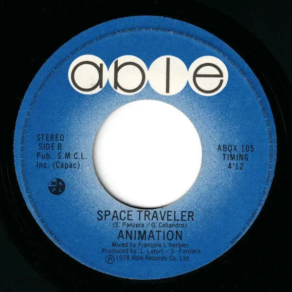 Animation (3) : Space Traveler (7")