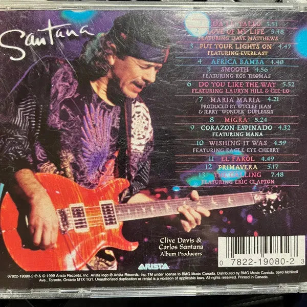 Santana : Supernatural (CD, Album)