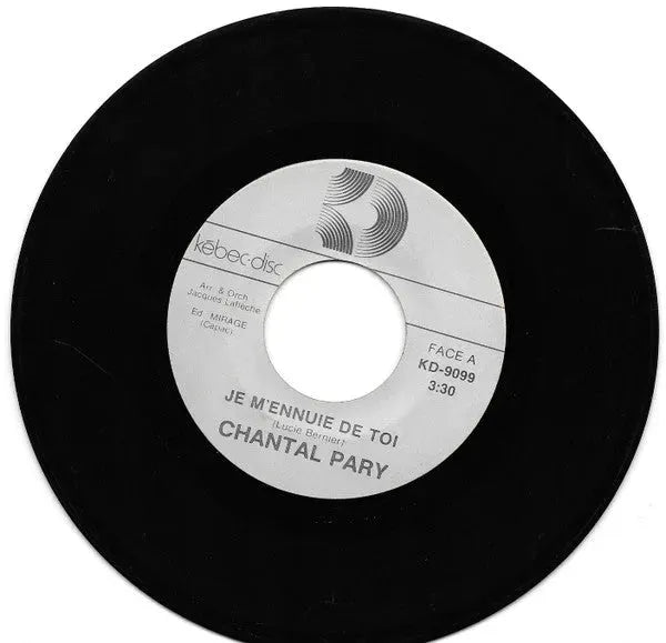 Chantal Pary : Je M'Ennuie De Toi (7")