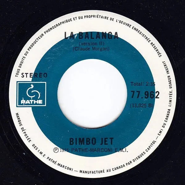 Bimbo Jet : La Balanga (7")