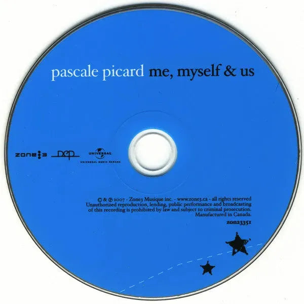 Pascale Picard : Me, Myself & Us (CD, Album)