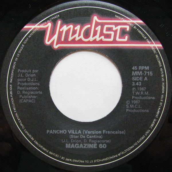 Magazine 60 : Pancho Villa (7")