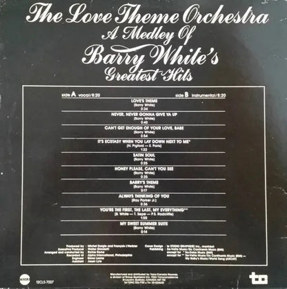 The Love Theme Orchestra : A Medley Of Barry White's Greatest Hits (12")