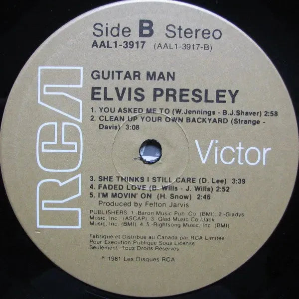 Elvis Presley : Guitar Man (LP, Album)