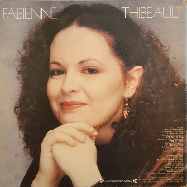 Fabienne Thibeault : Le Blues À Fabienne (LP, Album)