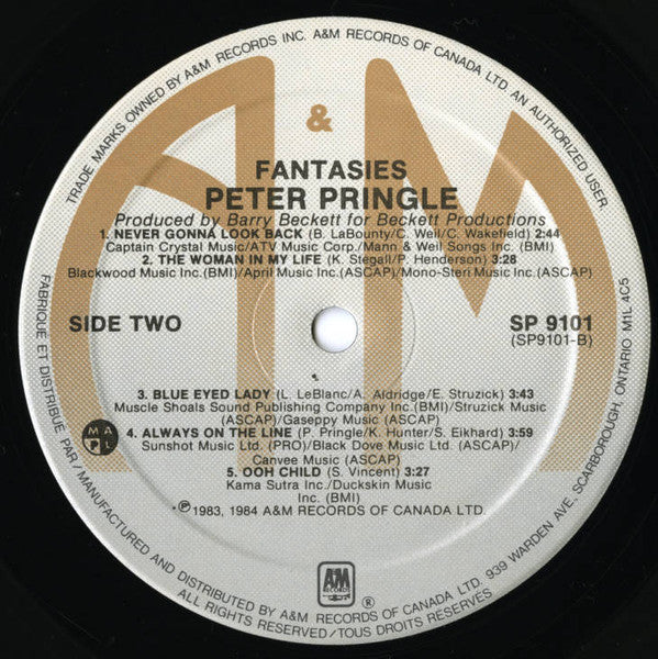 Peter Pringle : Fantasies (LP)