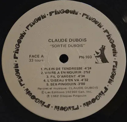 Claude Dubois : Sortie Dubois (LP, Album)