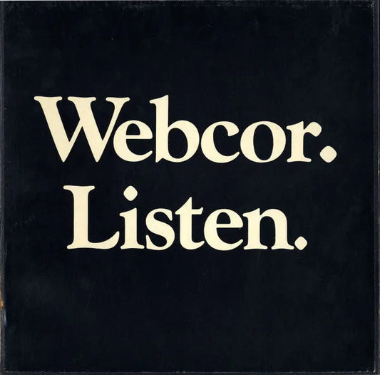 Various : Webcor. Listen. (10xLP, Comp + Box)