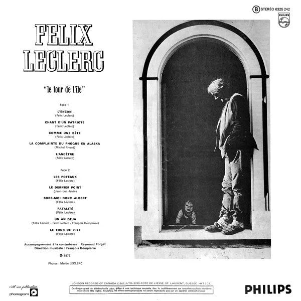 Félix Leclerc : Le Tour De L'île (LP, Album)