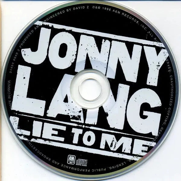 Jonny Lang : Lie To Me (CD, Album)