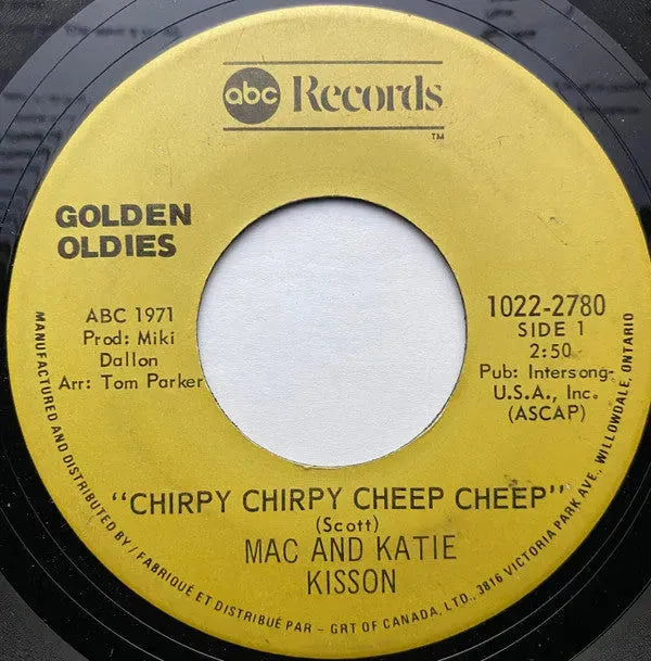 Lonnie Donegan's Skiffle Group / Mac And Katie Kissoon : Does Your Chewing Gum Lose Its Flavor (On The Bedpost Over Night?) / Chirpy Chirpy Cheep Cheep (7")