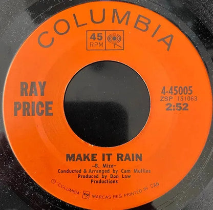 Ray Price : April's Fool  (7", Single, San)