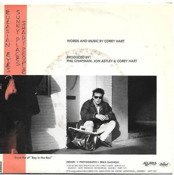 Corey Hart : Eurasian Eyes (7", Single)