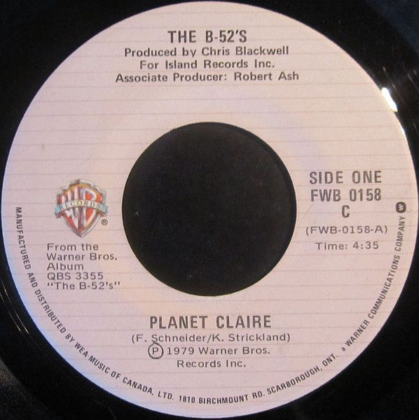 The B-52's : Planet Claire (7", Single)