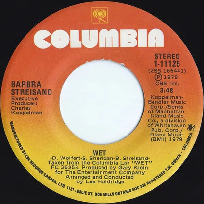 Barbra Streisand / Donna Summer : No More Tears (Enough Is Enough) (7", Single)